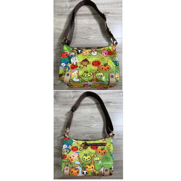 Tokidoki x Lesportsac Shoulder/Crossbody Bag w/Tokidoki Bag Charm - Picture 1 of 15